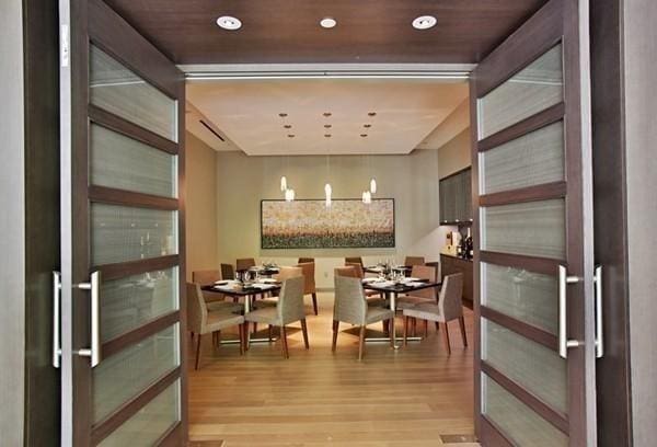 interior space with light hardwood / wood-style flooring