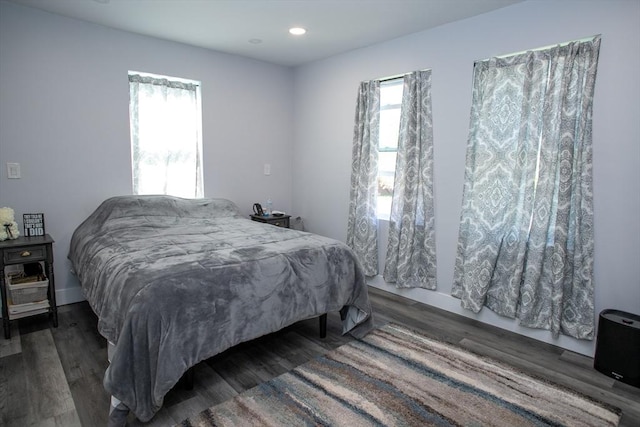 32 Leverett Rd, Shutesbury, MA 01072 - bedroom with wood finished floors and recessed lighting