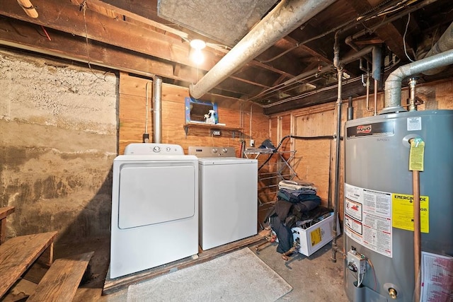 78/80 Curtis Ave, Quincy, MA 02169 - laundry room with water heater and independent washer and dryer