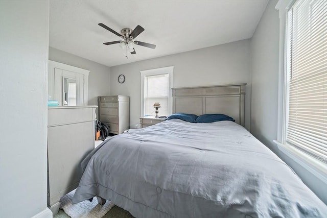 78/80 Curtis Ave, Quincy, MA 02169 - bedroom featuring a ceiling fan and baseboards