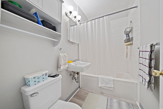 78/80 Curtis Ave, Quincy, MA 02169 - full bath with wood finished floors and shower / tub combo