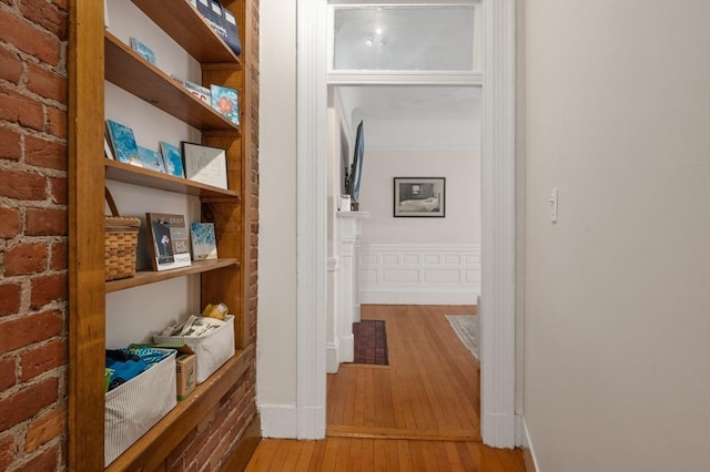 293-295 Commonwealth Ave Unit 3C, Boston, MA 02111 - hall featuring light wood finished floors and baseboards