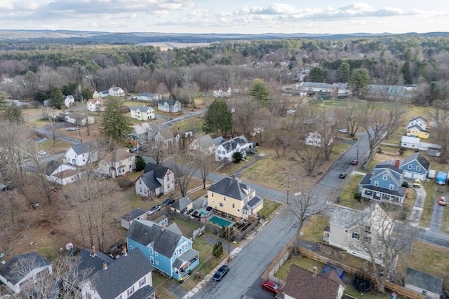 drone / aerial view featuring a residential view