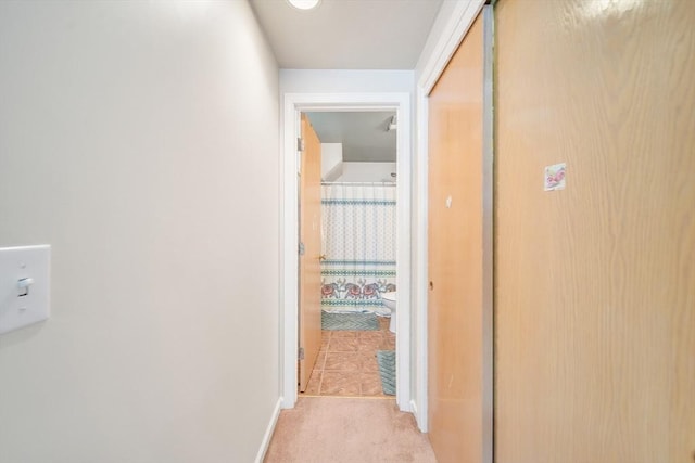222 Algonquin Unit 222, Ashland, MA 01721 - hall with carpet flooring and baseboards