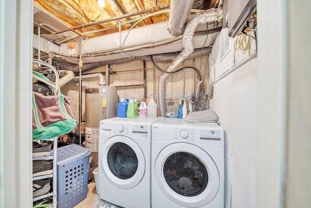 222 Algonquin Unit 222, Ashland, MA 01721 - clothes washing area with separate washer and dryer and gas water heater