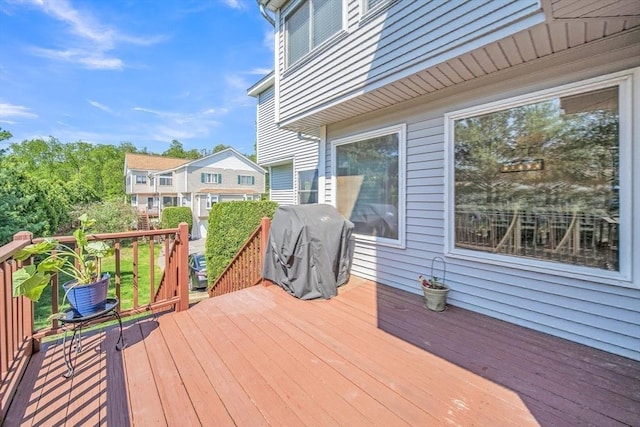 222 Algonquin Unit 222, Ashland, MA 01721 - wooden deck with area for grilling