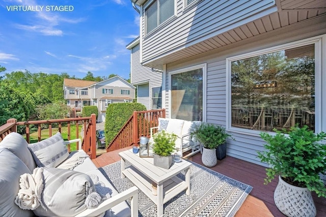 222 Algonquin Unit 222, Ashland, MA 01721 - deck with outdoor lounge area