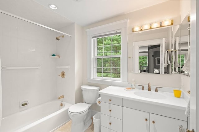 21 Marsh St, Dedham, MA 02026 - full bathroom featuring vanity and shower / bath combination
