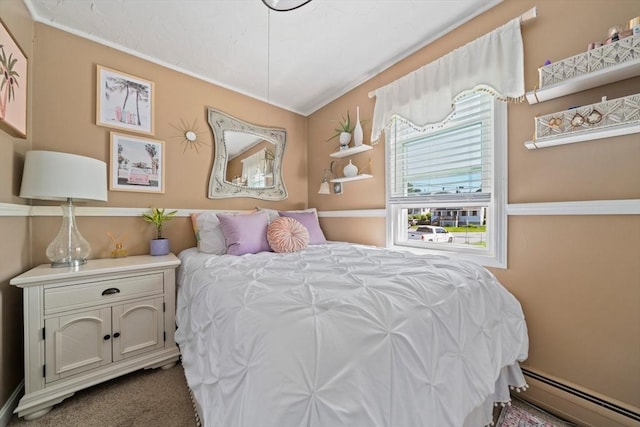 12 Moreland Ave Unit 1, Hull, MA 02045 - bedroom featuring baseboard heating and carpet
