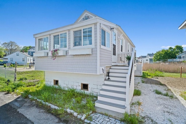 12 Moreland Ave Unit 1, Hull, MA 02045 - view of side of home with stairs