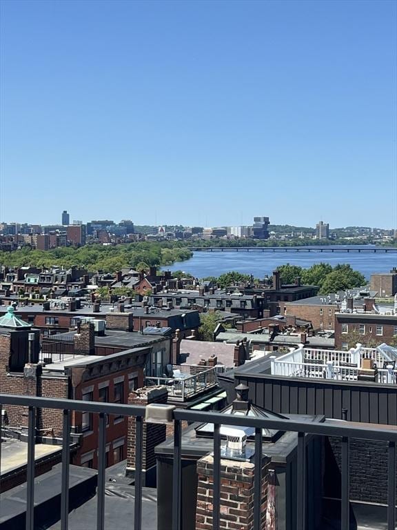 70 Revere St Unit 5, Boston, MA 02114 - balcony with a water view and a city view