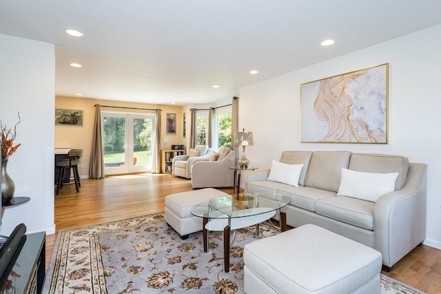 113 Sparrow Rd, Stoughton, MA 02072 - living area featuring light wood-style flooring and recessed lighting