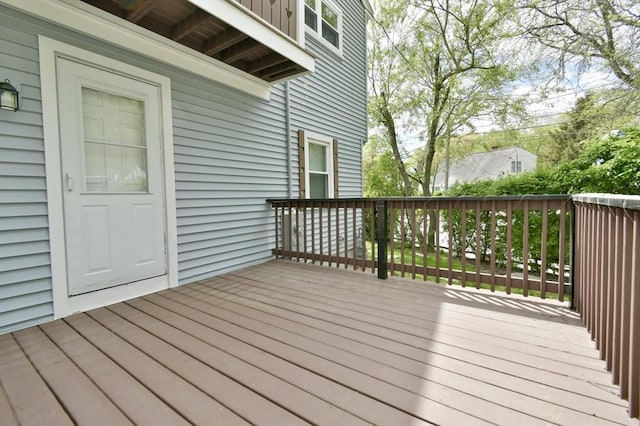 view of deck