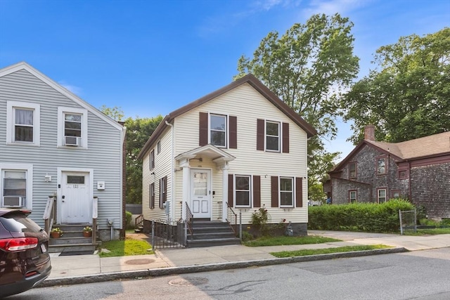 123 Ash St, New Bedford, MA 02740 - view of front facade with entry steps