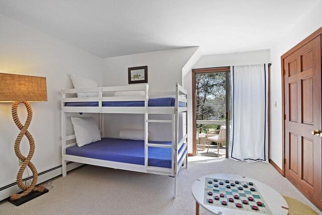 3 Down Harbor Rd, Edgartown, MA 02539 - bedroom with carpet floors, access to outside, and baseboards