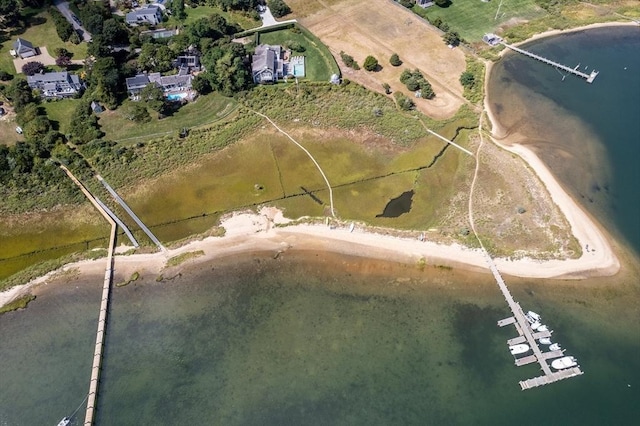 3 Down Harbor Rd, Edgartown, MA 02539 - aerial overview of property's location with a nearby body of water