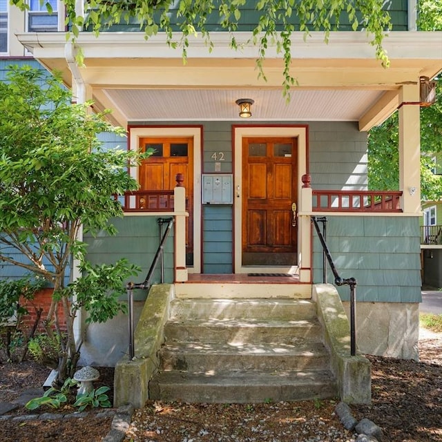 42 Lourdes Ave Unit 3, Boston, MA 02130 - property entrance with covered porch