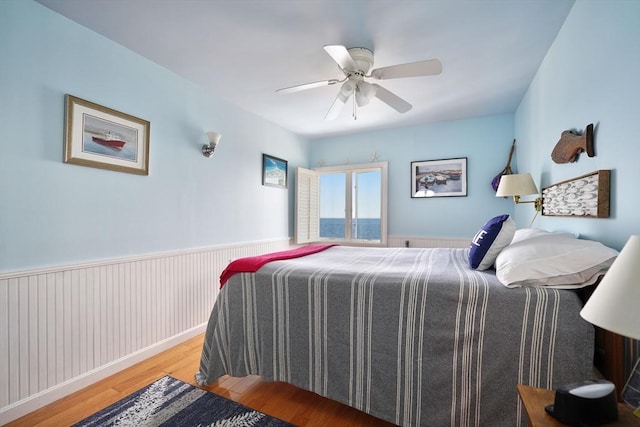 36 Ocean St, Marshfield, MA 02050 - bedroom with wood finished floors and ceiling fan