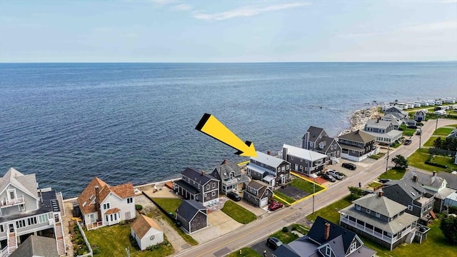 36 Ocean St, Marshfield, MA 02050 - aerial perspective of suburban area featuring a nearby body of water