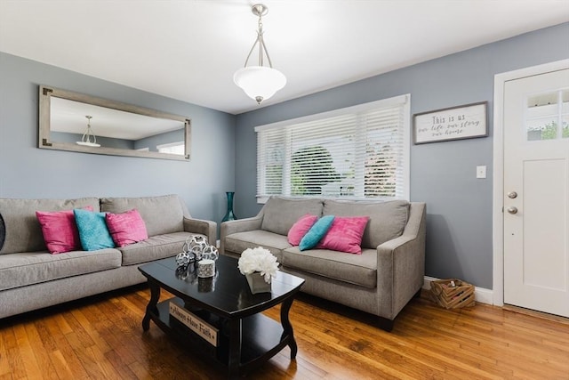 11 Ann Ave, Dartmouth, MA 02747 - living area with wood-type flooring