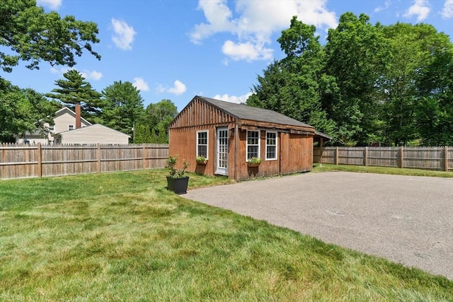 69 Kame St, Brockton, MA 02302 - view of outdoor structure featuring a fenced backyard