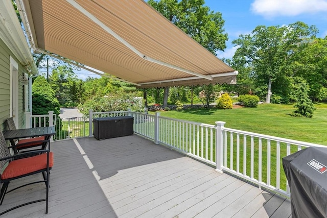 100 Parmenter Rd, Framingham, MA 01701 - wooden deck featuring grilling area and a yard
