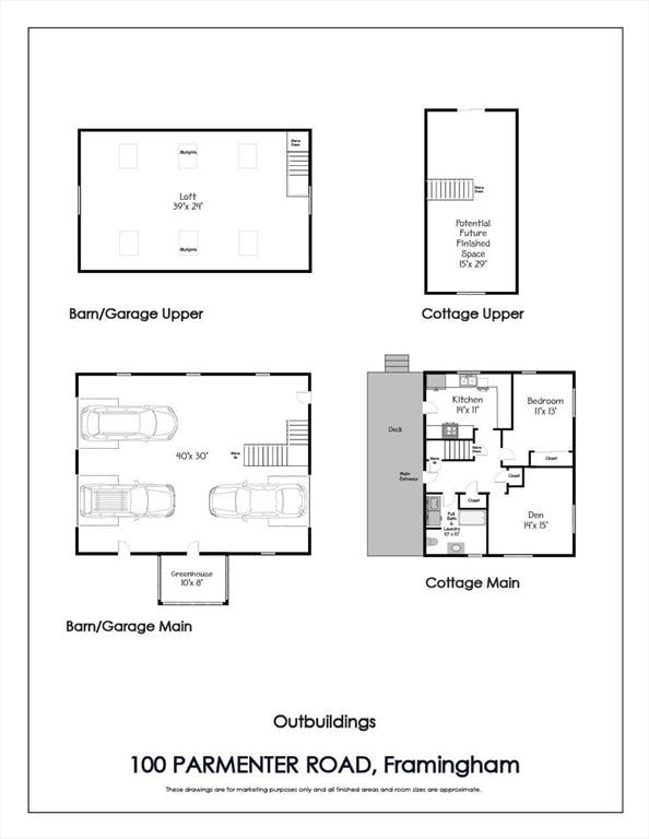100 Parmenter Rd, Framingham, MA 01701 - view of floor plan / room layout
