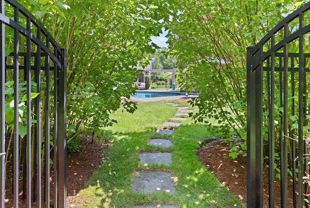 100 Parmenter Rd, Framingham, MA 01701 - view of yard featuring an outdoor pool