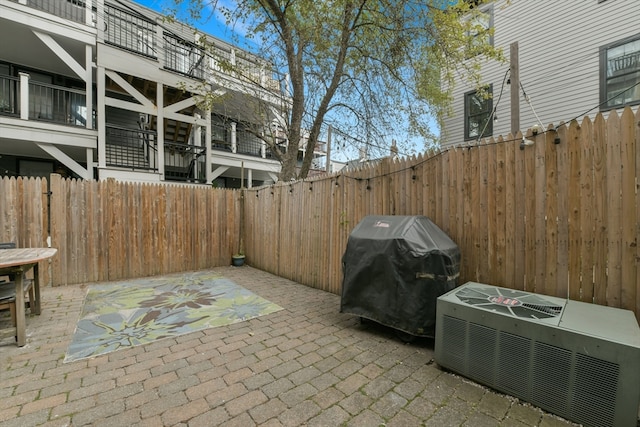 view of patio / terrace featuring area for grilling