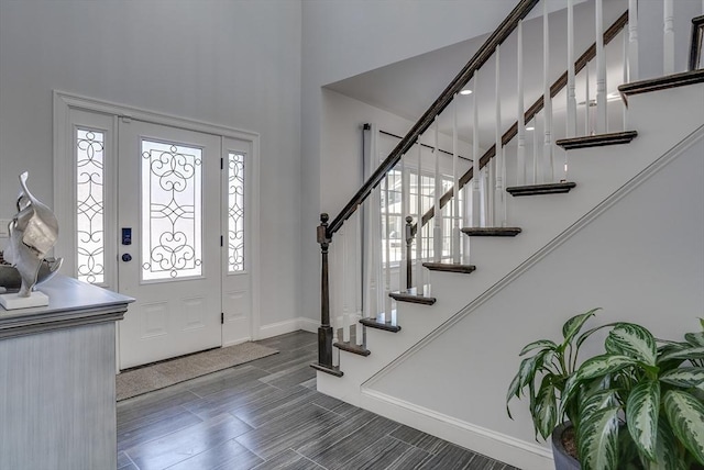 view of entrance foyer