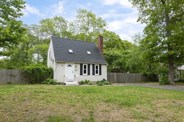 100 Kelley Rd, Barnstable, MA 02601 - view of front of property featuring a chimney and a shingled roof
