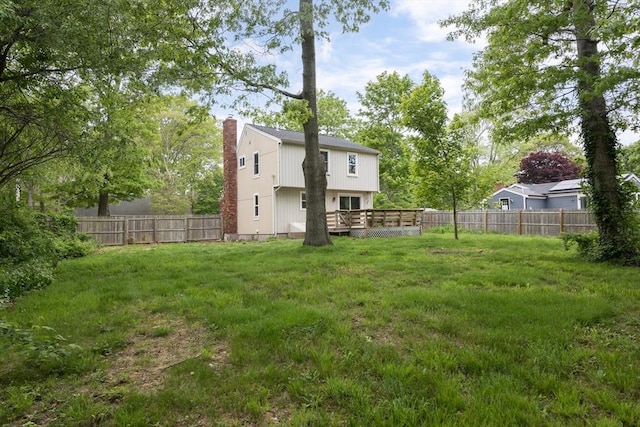 100 Kelley Rd, Barnstable, MA 02601 - view of yard with a deck