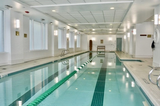 view of indoor pool