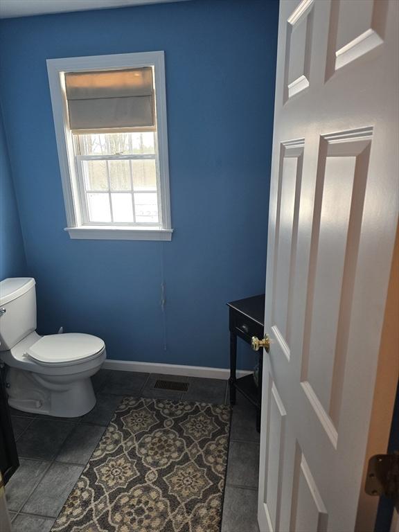 132 Bean Porridge Hill Rd, Westminster, MA 01473 - bathroom featuring toilet, tile patterned floors, and baseboards
