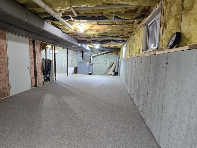 132 Bean Porridge Hill Rd, Westminster, MA 01473 - unfinished basement featuring heating unit