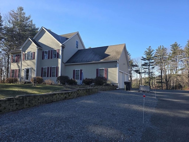 132 Bean Porridge Hill Rd, Westminster, MA 01473 - view of side of home with driveway and roof with shingles