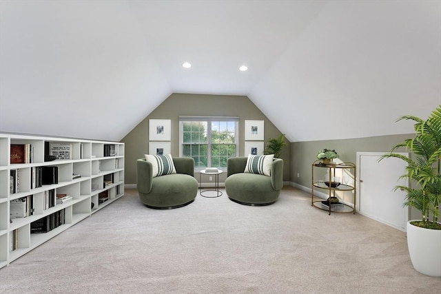 138 Fairview St, Holliston, MA 01746 - living area with carpet floors and vaulted ceiling