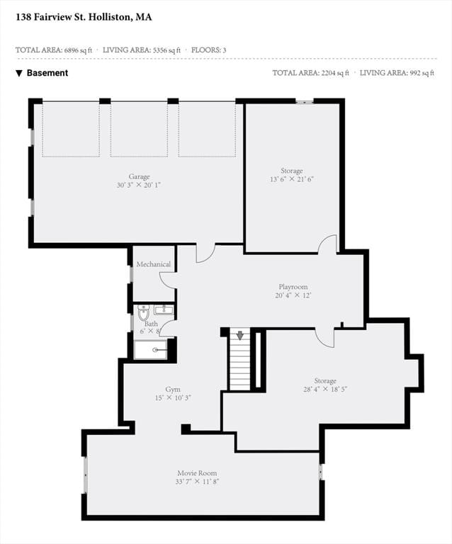 138 Fairview St, Holliston, MA 01746 - view of room layout