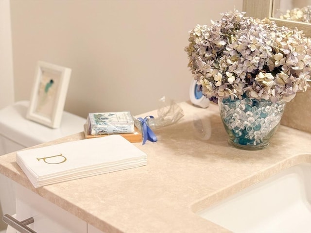 detailed view of a sink