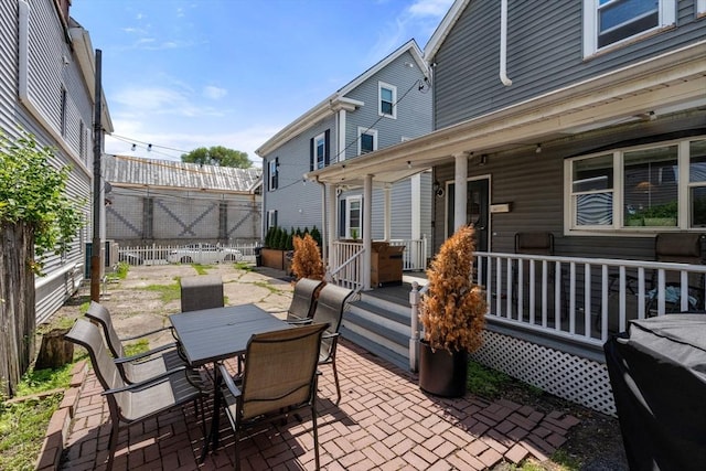 9-11 Dexter, Boston, MA 02127 - porch with outdoor dining area and a patio
