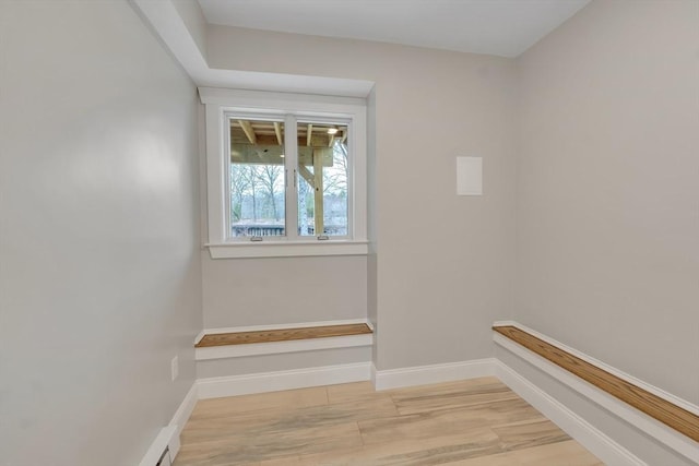 260 Main St Unit 12, Blackstone, MA 01504 - spare room with light wood-style flooring and baseboards