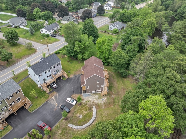 260 Main St Unit 12, Blackstone, MA 01504 - aerial view of property and surrounding area with nearby suburban area