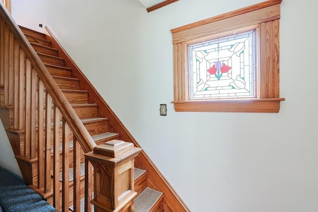 view of stairs