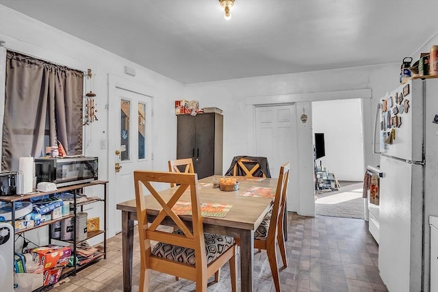 view of dining area