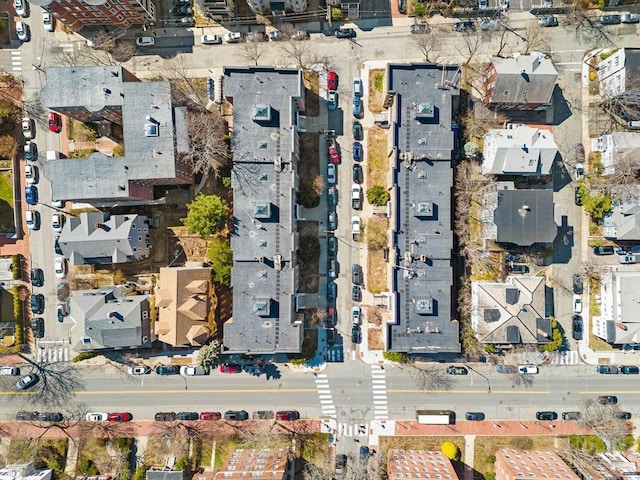 5 Crawford St Unit 9, Cambridge, MA 02139 - aerial view of property and surrounding area featuring nearby suburban area