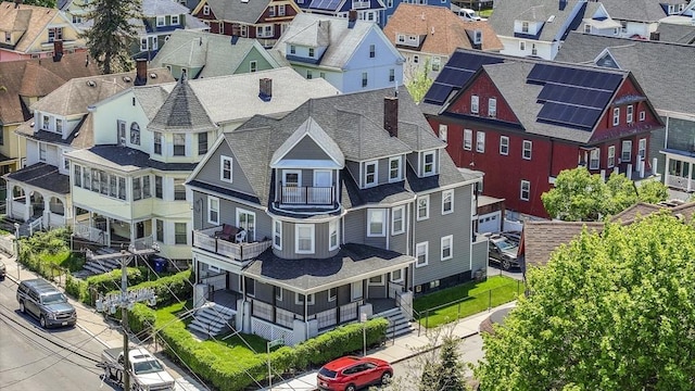 69 Greenwood St, Boston, MA 02122 - aerial view of residential area