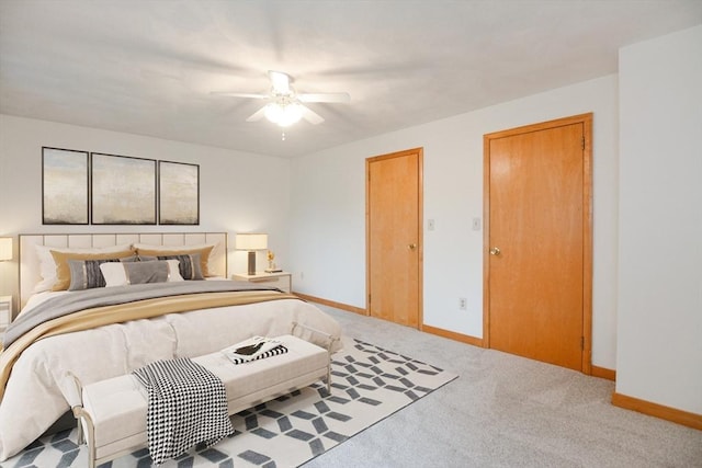 31 Blithewood Ave Unit 106, Worcester, MA 01604 - carpeted bedroom featuring baseboards and a ceiling fan