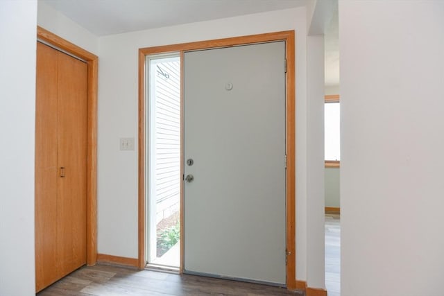 31 Blithewood Ave Unit 106, Worcester, MA 01604 - entryway featuring wood finished floors and baseboards