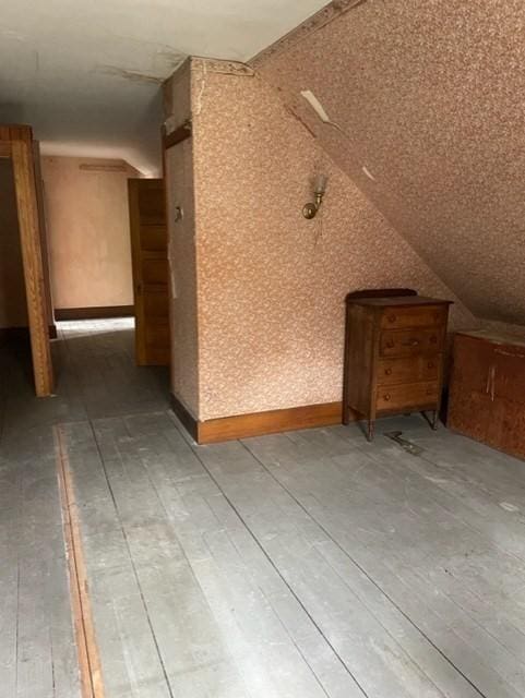 6 Newton Ave, Worcester, MA 01602 - bonus room with light wood-style flooring and lofted ceiling