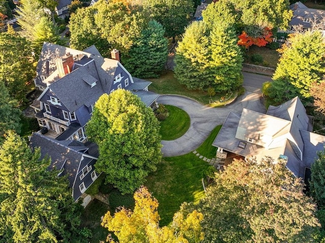 53 Abbott Rd, Wellesley, MA 02481 - drone / aerial view
